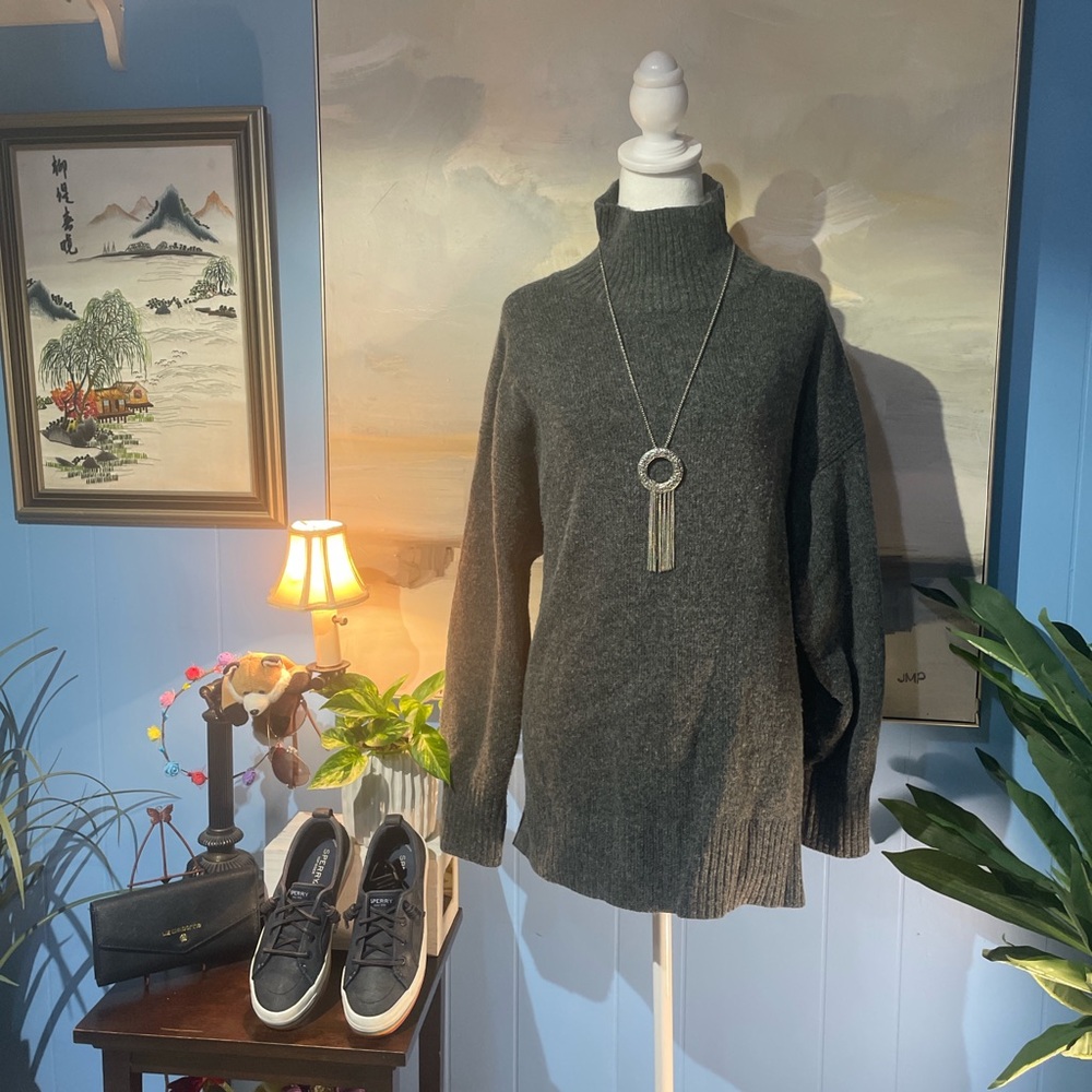 H&M Dark Gray Turtleneck Sweater